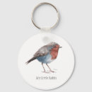 Search for robin bird key rings Watercolor
