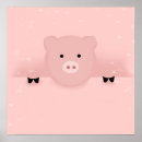Search for whimsical pig posters Pink