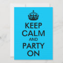 Search for keep calm carry on invitations Crown