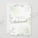 Search for wedding thank you bridesmaid cards Floral