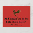 Search for be fierce postcards Shakespeare