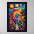 Search for psychedelic visions posters Colorful