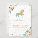 Search for fairytale baby girl shower invitations Gold glitter