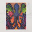 Search for tentacles postcards Marine