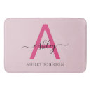 Search for hot pink bath mats Cute