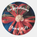 Search for blue and white graduation stickers College