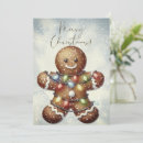 Search for gingerbread man christmas cards Snow