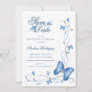 Search for rectangle quinceanera save the dates Butterflies