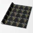 Search for tropical christmas wrapping paper Santa