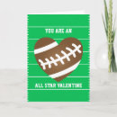 Search for football valentines day cards Sports