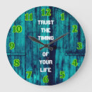 Search for wooden clocks Typography