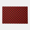 Search for black and red plaid doormats Clan