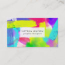 Search for neon color business cards Abstract