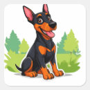 Search for cute doberman stickers Pet