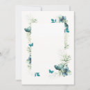 Search for blank floral wedding invitations Green