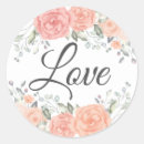Search for vintage love stickers Watercolor