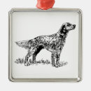 Search for english setter christmas tree decorations Animal