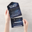 Search for navy blue masquerade party invitations Carnival sparkles