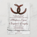 Search for horseshoe wedding invitations Country