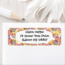 Search for navy gold return address labels Yellow