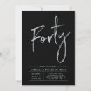 Search for black and silver invitations Chic