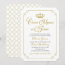 Search for once upon a time birthday invitations Gold