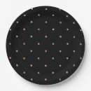Search for black and gold polka dots paper plates Trendy
