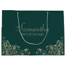 Search for green gold gift bags Script