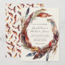 Search for boho feather wedding invitations Modern