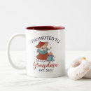 Search for promoted to grandma mugs Pregnancy reveal