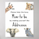 Search for elephant baby shower decoration posters Zebra