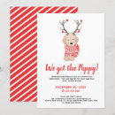 Search for puppis christmas invitations Puppy