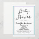 Search for plain blue invitations Black