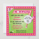 Search for miniature golf invitations Girl