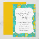 Search for teal engagement party invitations Flowers