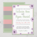 Search for lavender sage wedding invitations Vintage