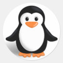 Search for cute penguin cartoon stickers Birthday