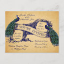 Search for vintage peacock wedding invitations Stylish