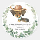 Search for birthday dachshund stickers Puppy