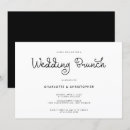 Search for black and white brunch invitations Script