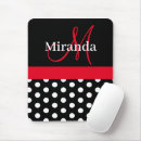 Search for red polka dot mouse mats Modern