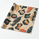 Search for jungle animal wrapping paper Black