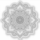Search for white and black mandala stickers Flower
