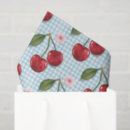 Search for blue gingham tissue paper Vintage