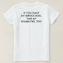 Search for service dog tshirts Disability