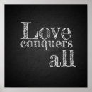 Search for conquer quote posters Love conquers all