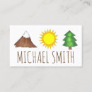 Search for mountain business cards Woods