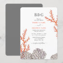 Search for coral beach wedding invitations Summer