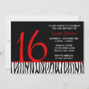 Search for red zebra birthday invitations Sweet