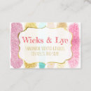 Search for candle business cards Soap